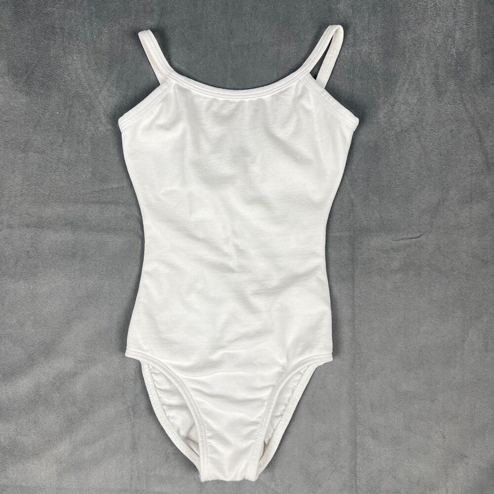 Eurotard Camisole Ballet Leotard White - Youth Intermediate